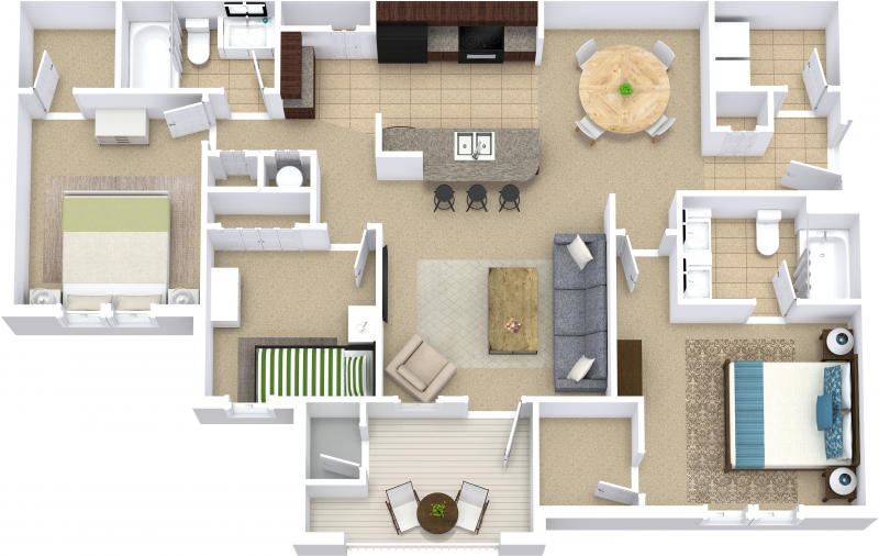 Apartments in Houma | Ansley Place, Houma, LA The Ashford